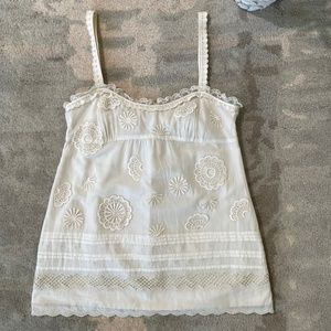 Tocca Lace Tank - Ivory - New w/o Tags - Size 6